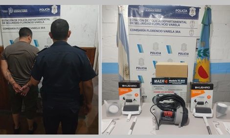 Allanamiento en Quilmes - Agentes de la policía varelense detuvieron al autor de un robo